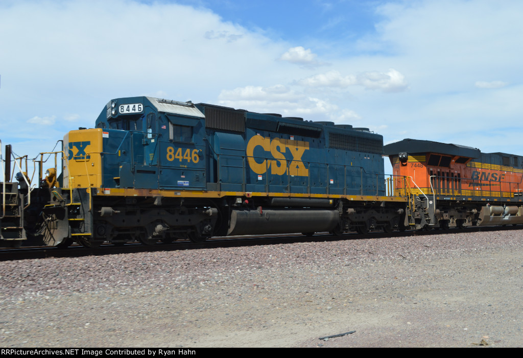 CSX 8446 Racing East